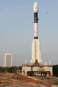 The GSLV-D3 being transported for launch. File photo: ISRO